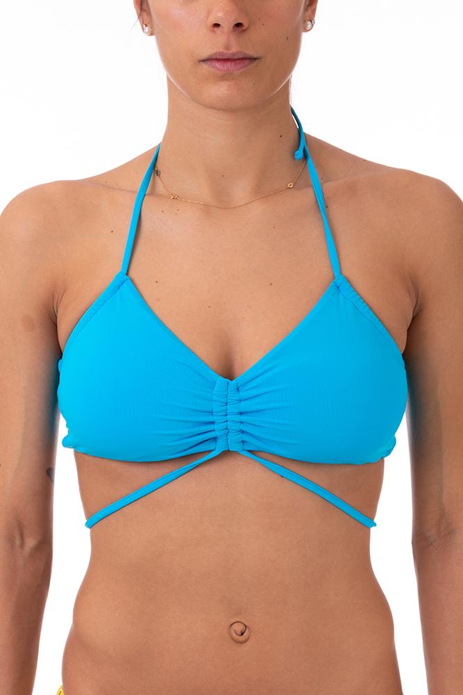 MIX REGGISENO BRASSIERE DONNA CELESTE/BLU GEMMA MEDITATION BE BEACH